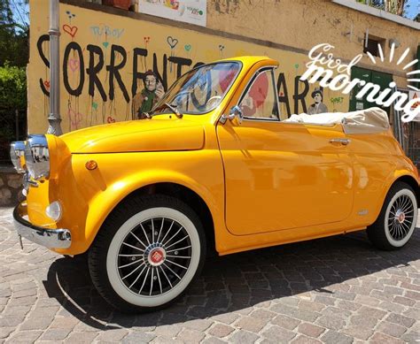 Maybe you would like to learn more about one of these? Good morning | Wedding car, Fiat 500, Yellow wedding