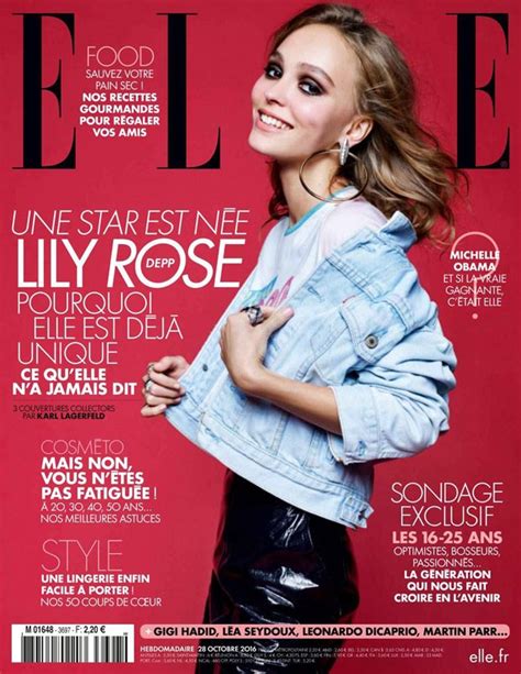 Lily Rose Depp Stuns For Elle France Latest Cover Story