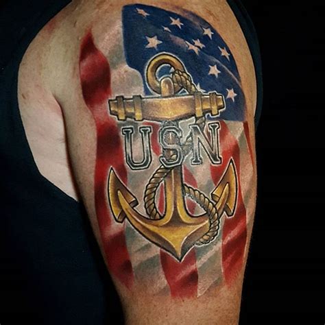 Feel free to share your ideas with us as a. United States Navy Shoulder Tattoo | Veteran Ink