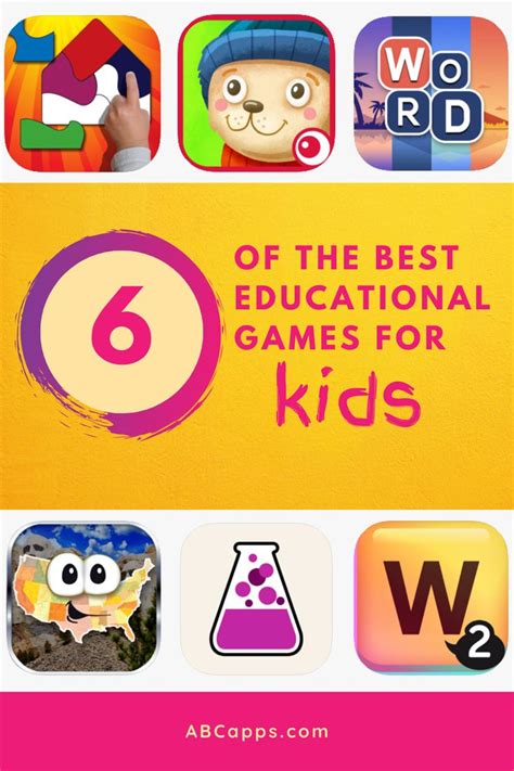 6 Of The Best Educational Game Apps For Kids Kids App Educational