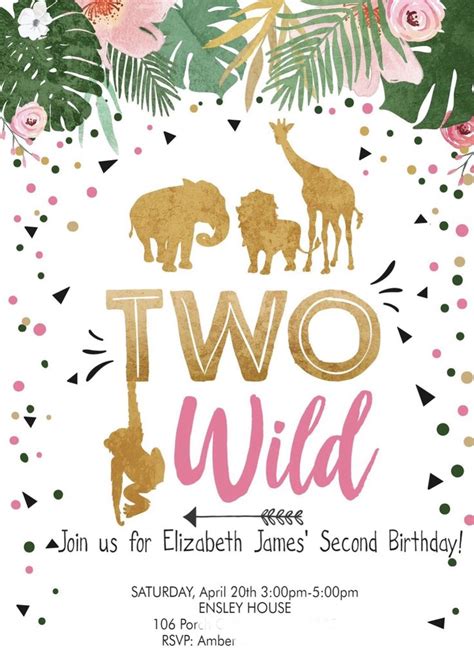 pin by amber leslie on 2nd birthday 2nd birthday party for girl wild birthday party 2nd