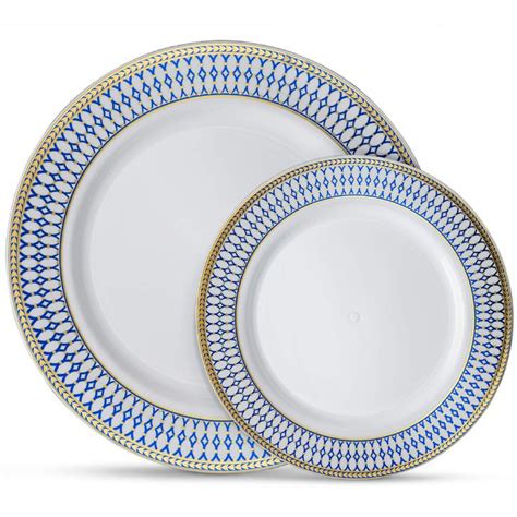 Laura Stein Designer Dinnerware Set Of 32 Premium Plastic Weddingparty