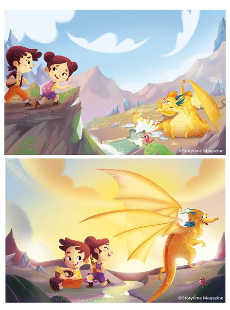 Storytime Magazine 62 Jack And Jill And The Dragon On Behance
