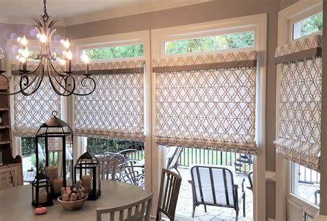 Customized Roman Shades Perfect Sun Control And Privacy With A