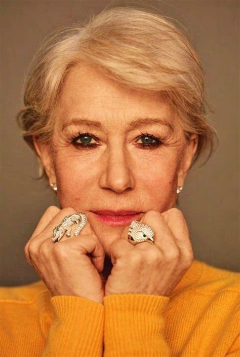 Dame Helen Mirren First Girl Insecure Class Ring Beautiful People Diamond Earrings Gold