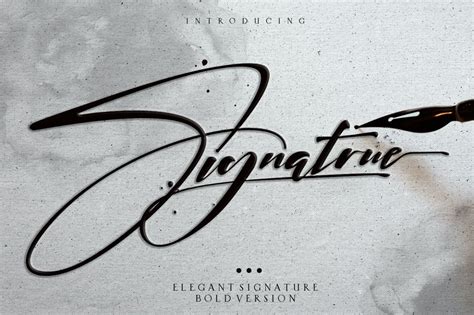 Signatrue Elegant Signature Font - Free Fonts