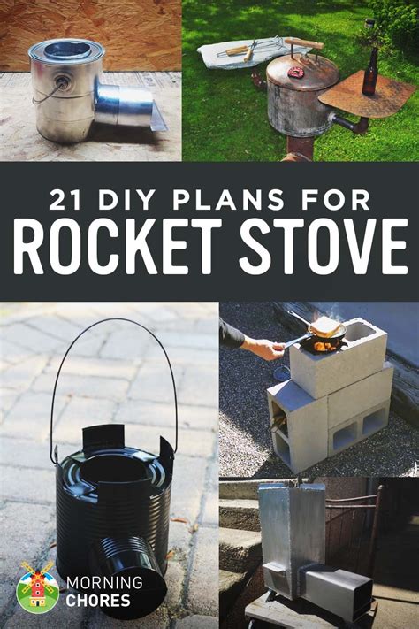 This one is made from 4 x 4 square steel tubing and tig welded with stainless. 21 Free DIY Rocket Stove Plans for Cooking Efficiently ...