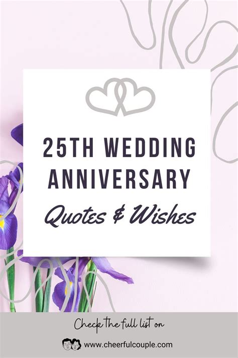 Preview Image Of 25th Wedding Anniversary Quotes And Wishes 10th Wedding
