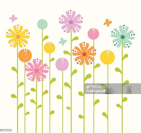 Vector Floral Background High Res Vector Graphic Getty Images