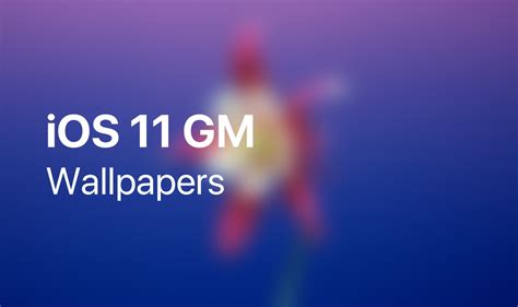 Download 16 Leaked Ios 11 Gm Wallpapers For Iphone Ipad