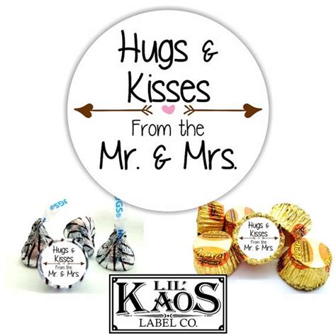 listing is for 108 wedding stickers with design shown in image you will receive 108 hugs