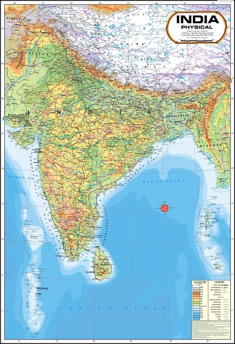Physical Map Of India India Physical Map 58 Off