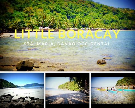 Little Boracay In Sta Maria Davao Occidental Boracay Occidental Davao