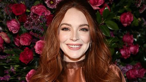 Lindsay Lohan Admits Shes Overwhelmed In A Good Way About Motherhood Shares Advice From