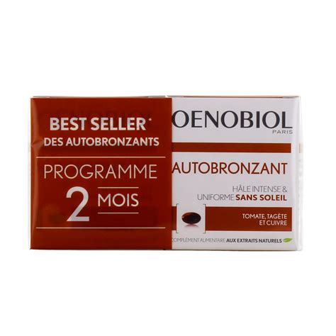 Oenobiol Autobronzant 30 Capsules Complément Alimentaire Bronzage