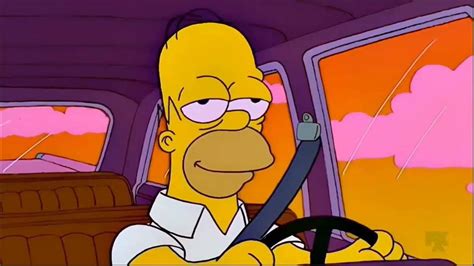 Chill Night Drive Homer Simpson Youtube