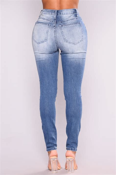 Monyca Skinny Jeans Medium Blue Wash Fashion Nova Jeans Fashion Nova