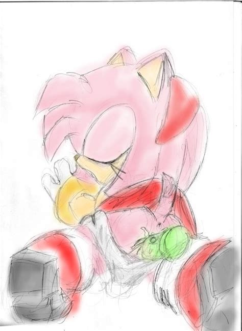 Rule 34 Af Js Amy Rose Anus Dildo Eyess Closed Female Hair Hairband