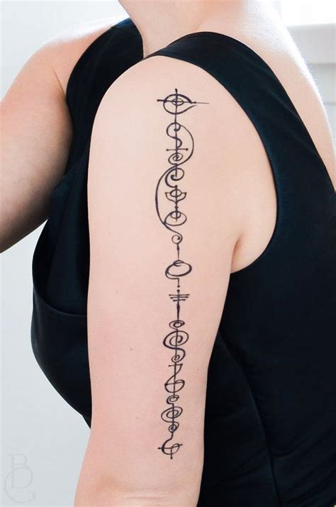 Live Long And Prosper Vulcan Calligraphy Temporary Tattoo Star Trek