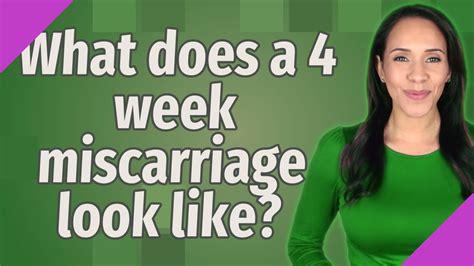 What Does A Week Miscarriage Look Like Youtube