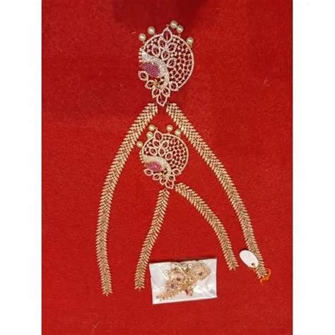 brass modern party wear artificial necklace set at rs 3200 set in hyderabad