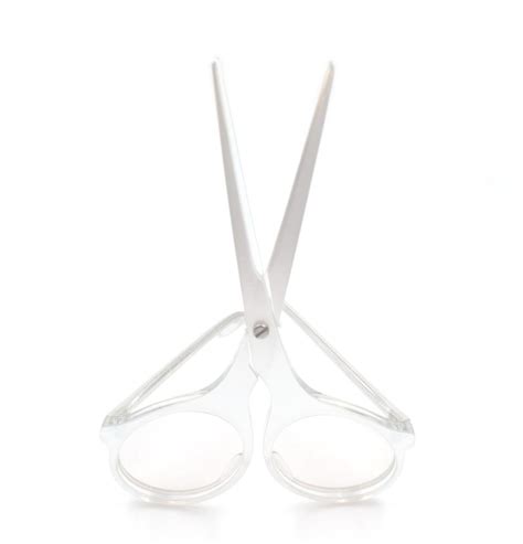 Vintage Scissor Eyeglasses Silver Satin Pearl Oval Lense Eyewear Einna Sirrod