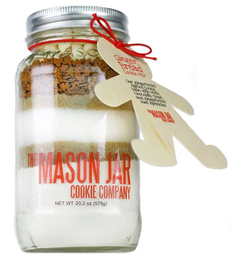 Gingerbread Cookie Mix In A Mason Jar