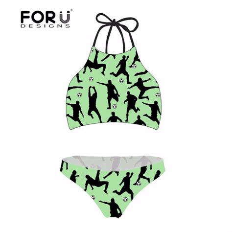 Forudesgins Swimwear Women Bikini Set 3d Ball Printing Female Swimsuit