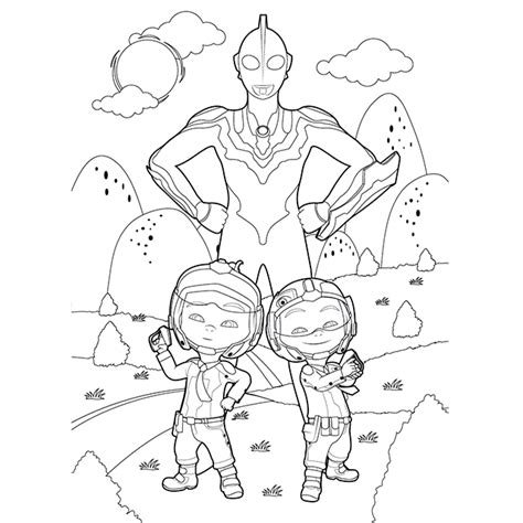 Collection ultraman coloring pages pictures sabadaphnecottage. Mewarnai Ultraman X - Gambar Mewarnai Gratis