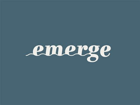 Emerge Logo By Adam Limanowski On Dribbble