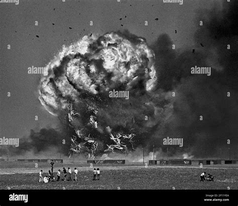 This Photo From April 28 1973 Shows The Result Of An Explosion Of