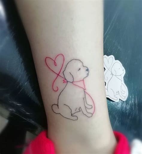 Pin By On Tattoo Dog Outline Dog Tattoos