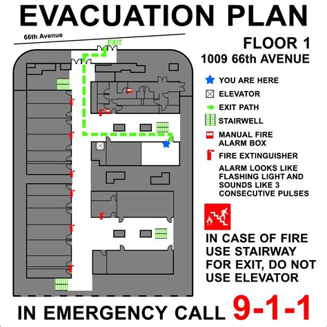 Evacuation Maps Signworks Inc California