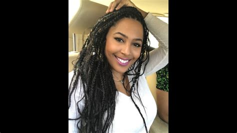 Bohemian/Goddess Box Braids Tutorial - YouTube