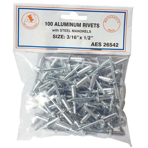 Aluminum Rivets 316 X 12 26542