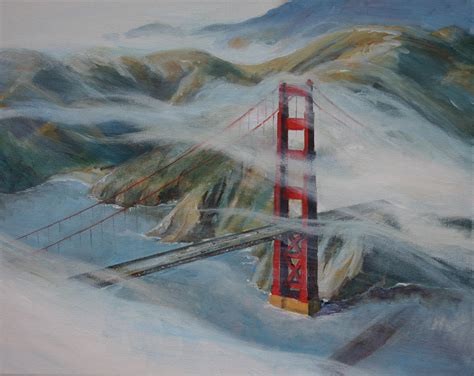 The Fog Original Acrylic Art By Gregory Acrylic Art Art Painting