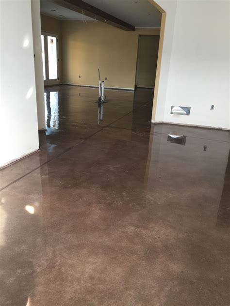 Stained And Polished Concrete By Lakebrink Custom Concrete Polished