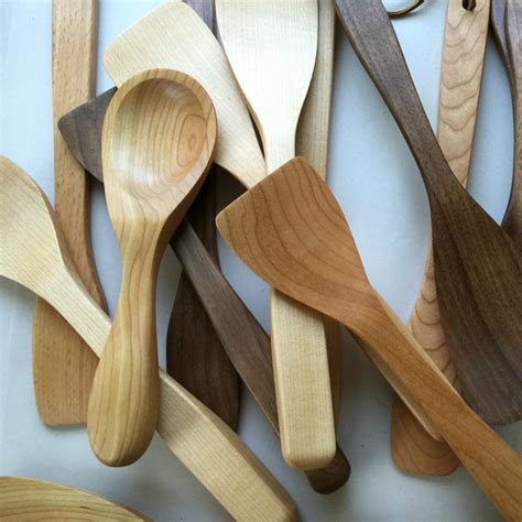 Carved Wooden Spoons Maine Made