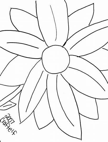 Coloring Flower Flowers Pages Printable Giant Sheets