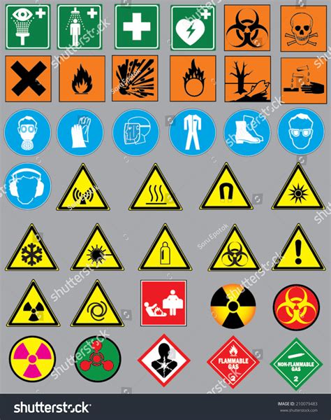 Laboratory Safety Hazard Symbols