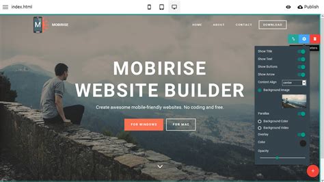 Mobirise Website Builder About Us