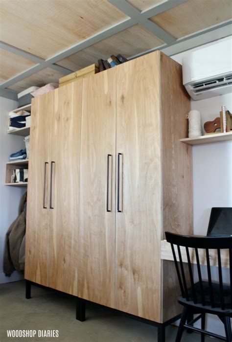 Shop for clothes cabinet online at target. DIY Closet Cabinet--With Adjustable Shelves, Shoe Rack ...