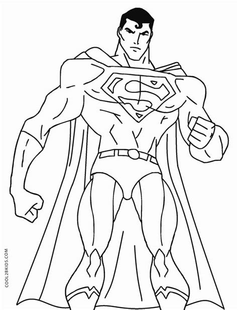 Find more free and unique coloring sheets for kids. Free Printable Superman Coloring Pages For Kids | Cool2bKids