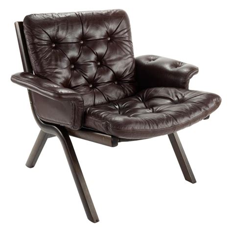 Get user reviews on all living products. Mid-Century Modern Brown Leather Armchair in Scandinavian ...