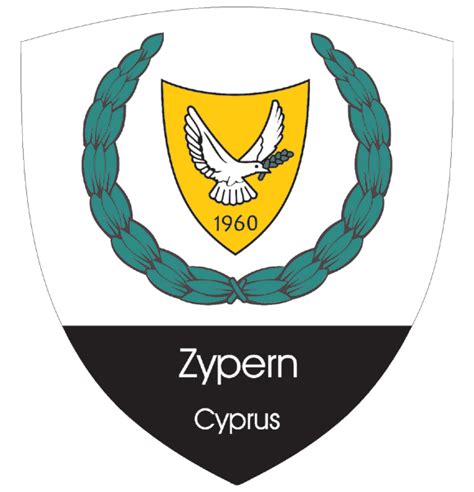 Griego, turco e inglés regierung typ: Wappen | Zypern (2) - Größe: 1