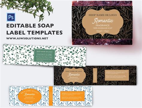 Maybe you would like to learn more about one of these? Soap label template id49 ~ Stationery Templates ~ Creative ...