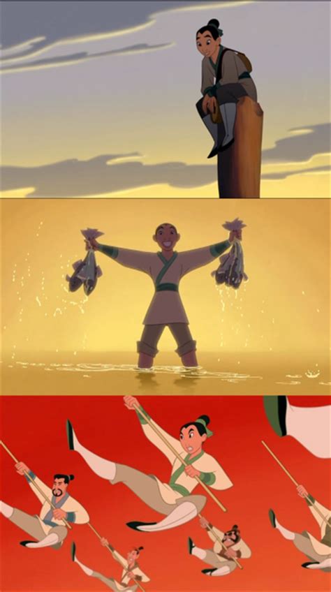 Say goodbye to those who knew me. Cabraaaal's Archive Project: Mulan's "I'll Make a Man Out ...