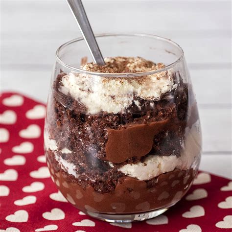 Easy Triple Chocolate Trifle For Two The Redhead Baker