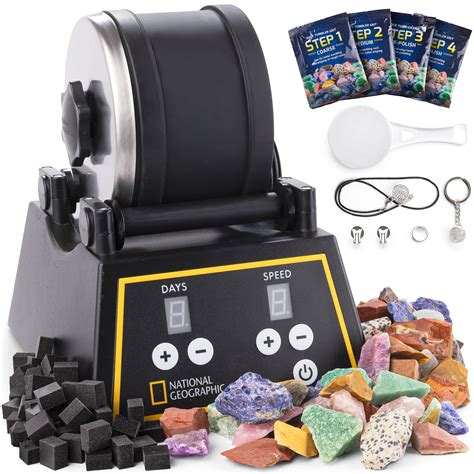 National Geographic Professional Rock Tumbler Complete Kit
