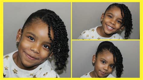This kit provides quality products made with natural ingredients. Mini Twist and Bun for Natural Kids Hair | Cute & Simple Hairstyles - YouTube